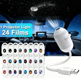 Luzea Galaxy Projector — 24-in-1 Starry Sky Night Light