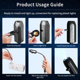 Projection Light 5V USB Direct Insertion Planet Christmas/Halloween
